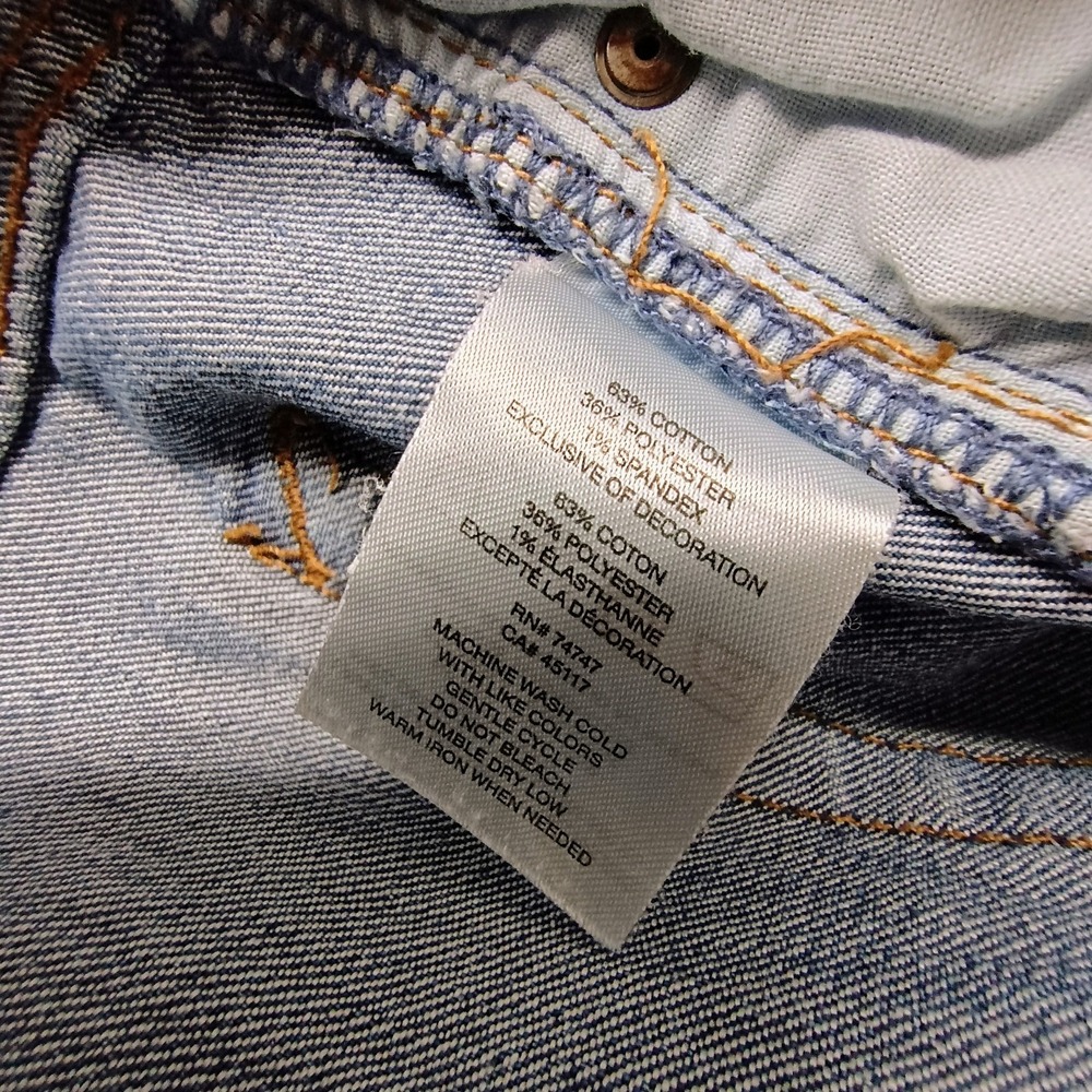 RedHead Jeans Men Fits 36x28.5 Blue Denim Stretch Mid Rise Straight Leg Workwear - Picture 8 of 10
